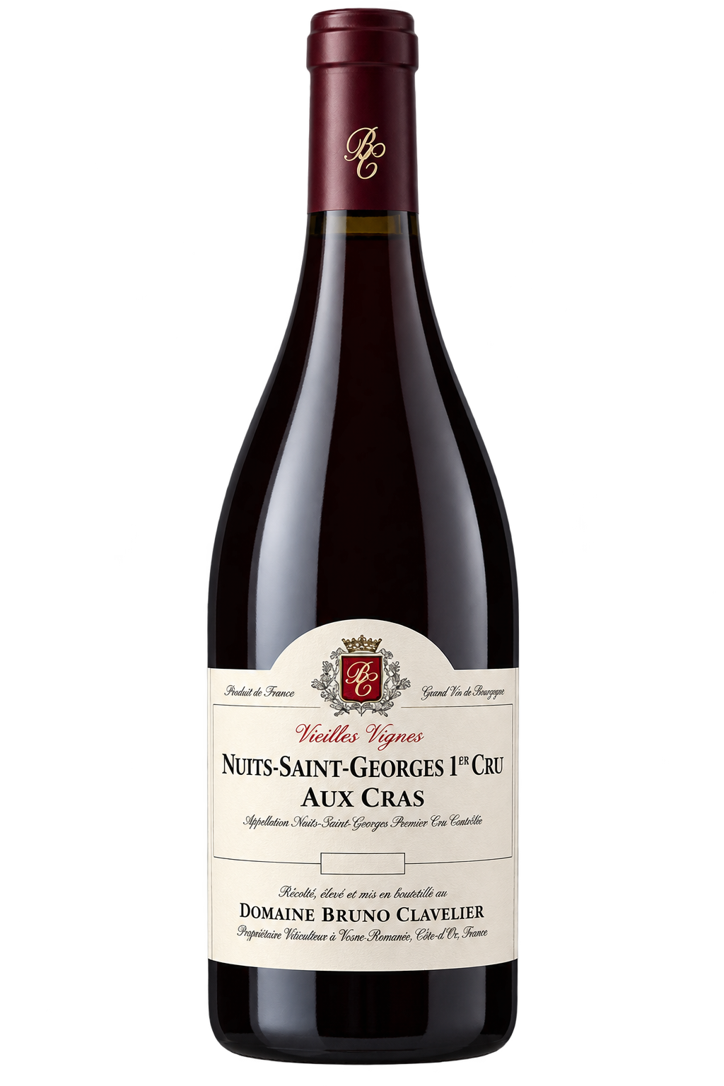 Bruno Clavelier Nuits-Saint-Georges 1er Cru "Aux Cras" 2020