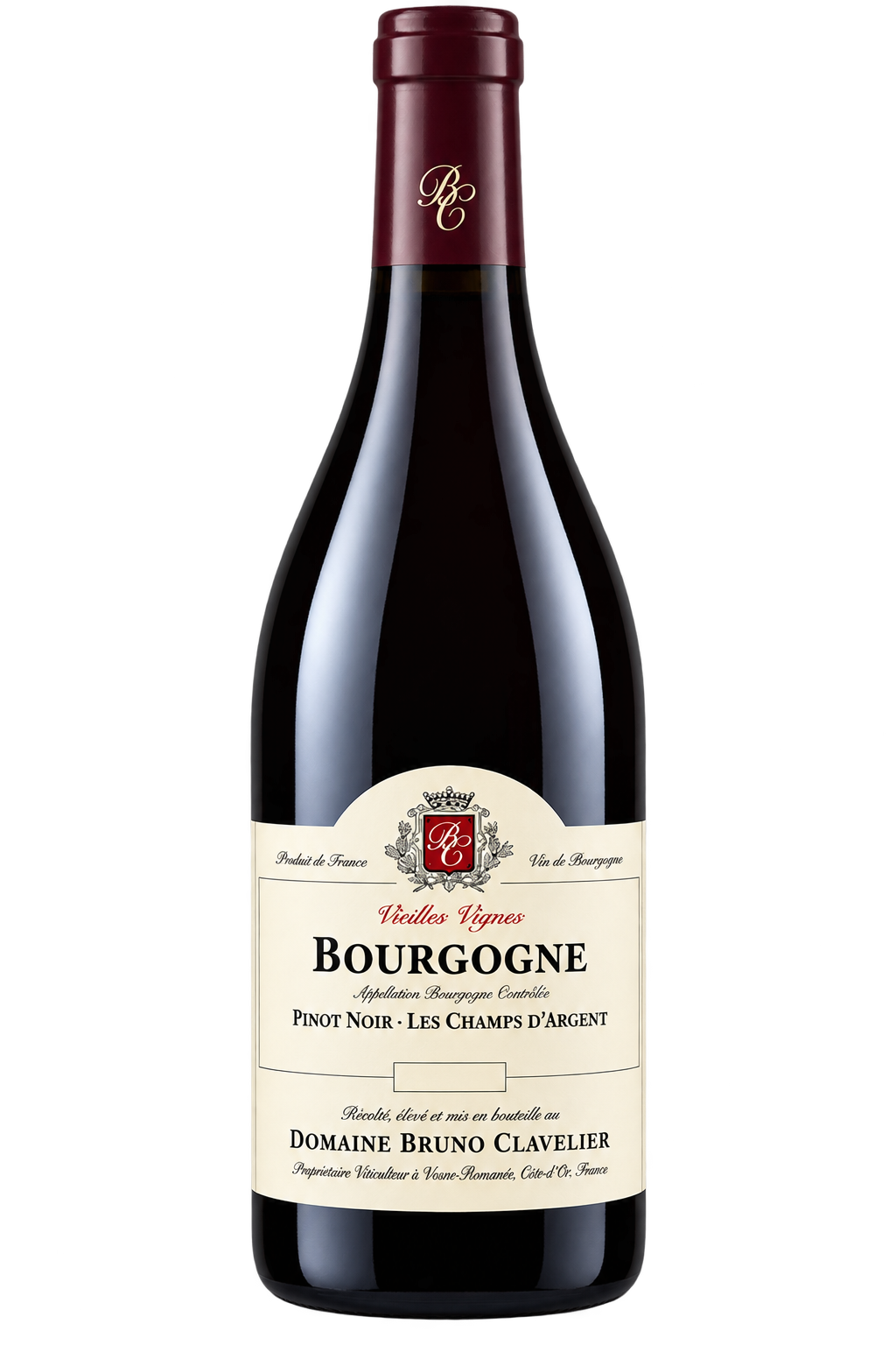 Bruno Clavelier Bourgogne Pinot Noir "Les Champs d'Argent"