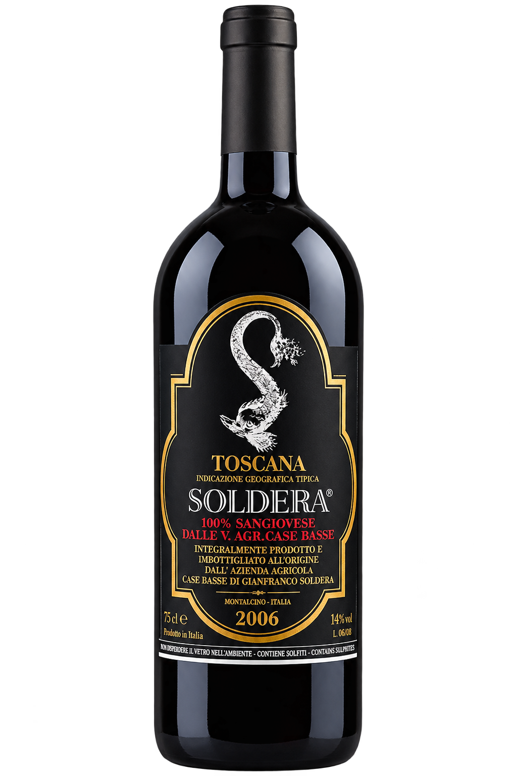 Soldera Case Basse Brunello di Montalcino Riserva 2006 6 bottiglie original box